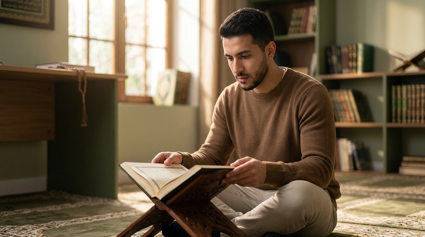 tracking Quran memorization progress visibly each day